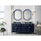 James Martin Vanities Brittany 72in Double Vanity, Victory Blue w/ 3 CM Charcoal Soapstone Quartz Top 650-V72-VBL-3CSP - alternate 4